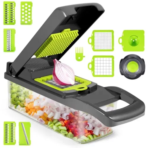 16-in-1 Vegetable Cutter | Ultimate Kitchen Chopper, Slicer & Grater