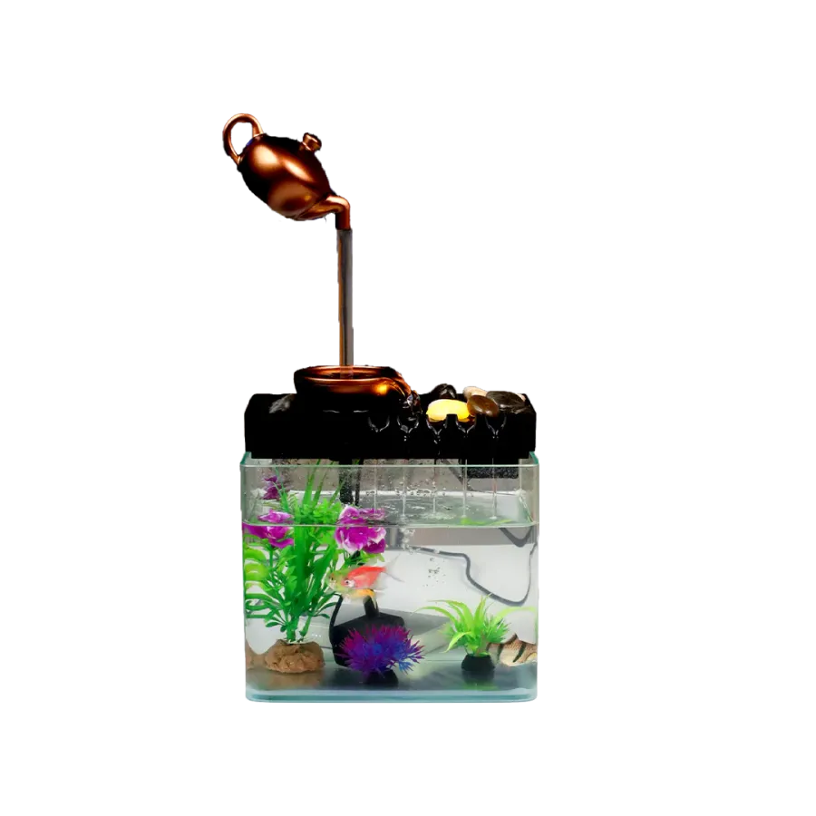 Fish Aquarium | Mini Fish Tank with LED Light — image 1