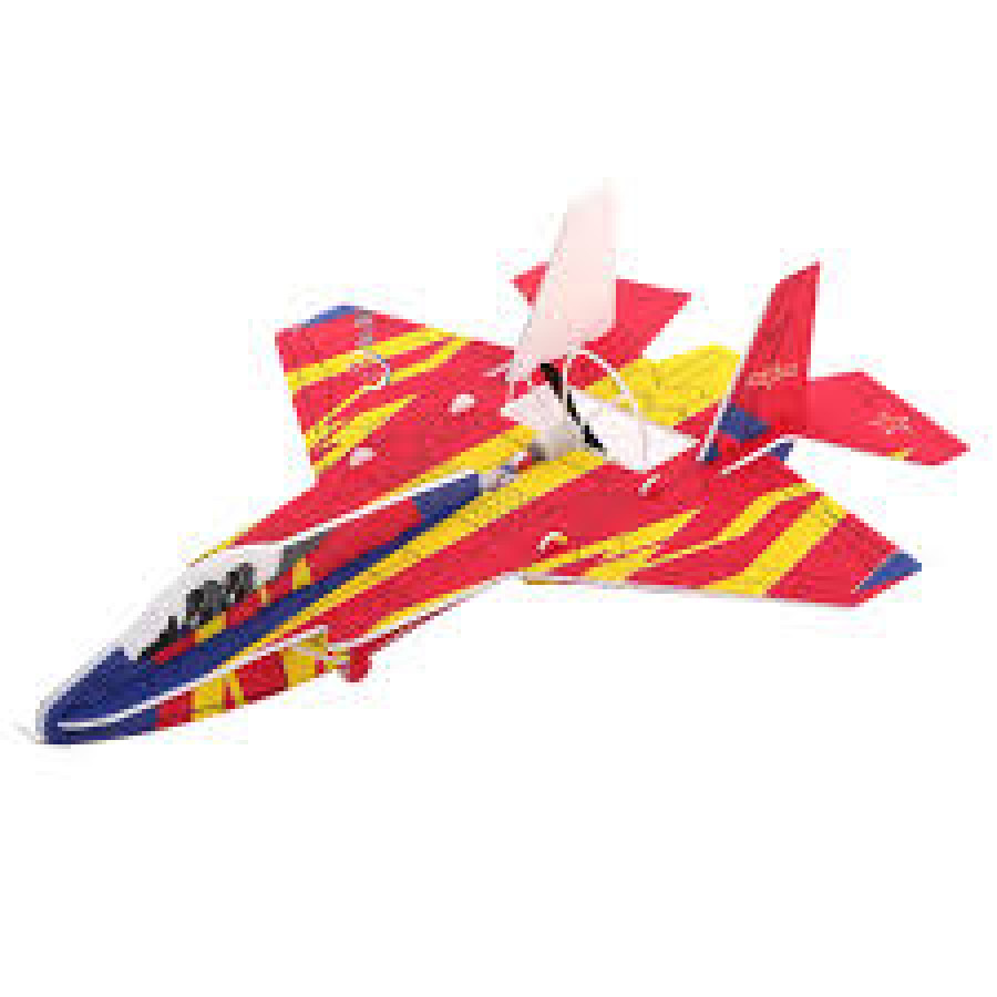 Flying Glider Jet Plane - | Hand Throw Motorized Rechargeable RC Airplane Toy — image 2