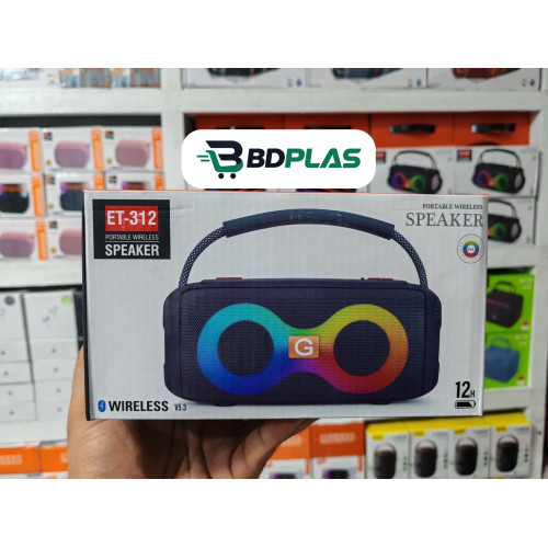 ET-312 Portable Wireless Speaker (RGB, 12h)
