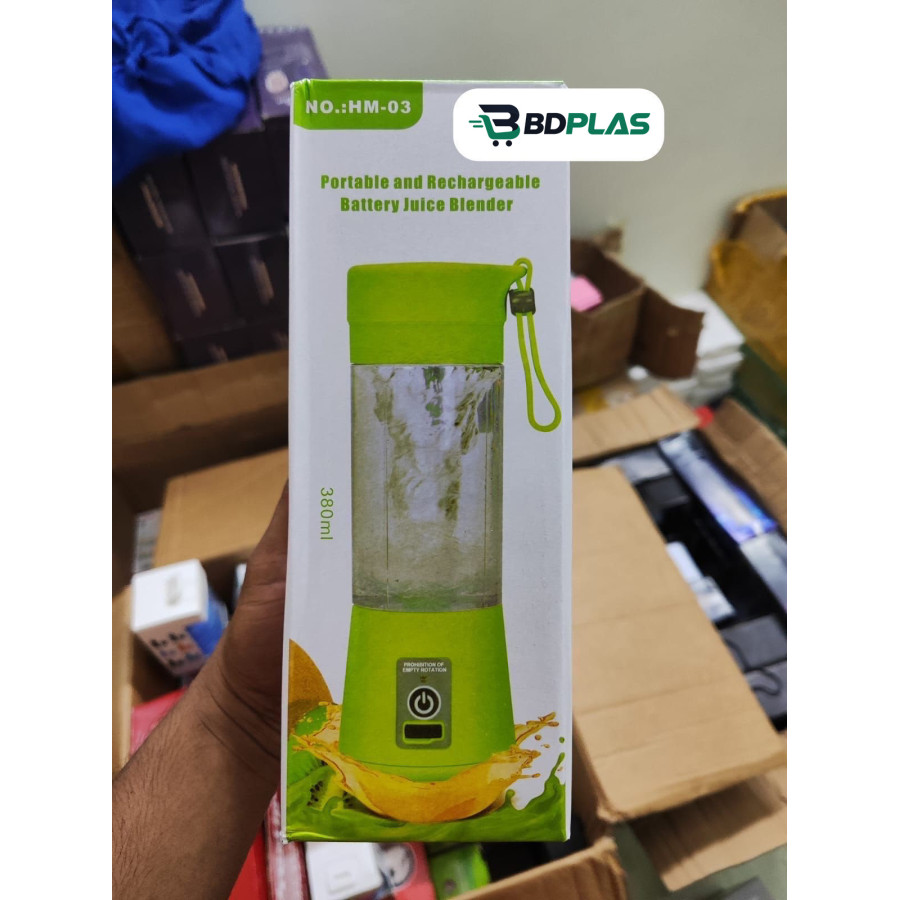 Portable Rechargeable Juice Blender HM-03 (380ml) — image 1