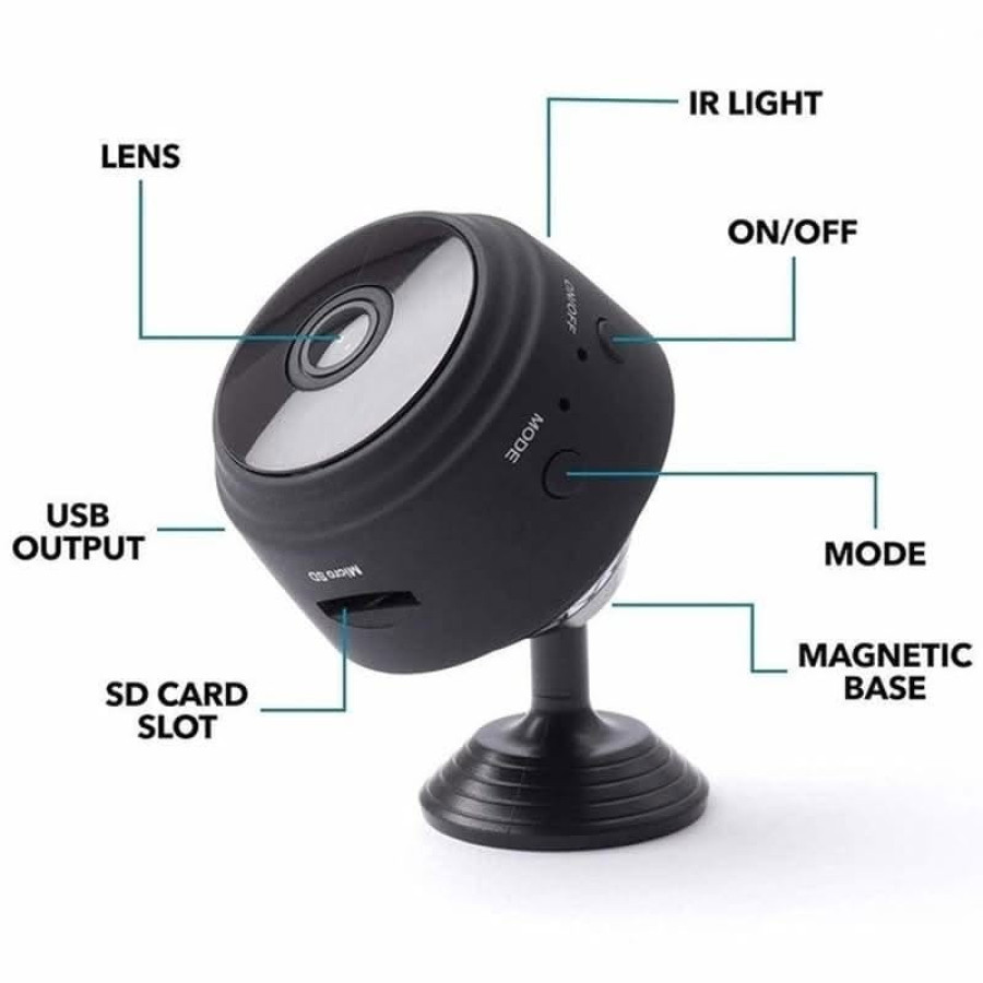 A9 Mini Magnetic WiFi Camera (HD, Rechargeable) — image 2