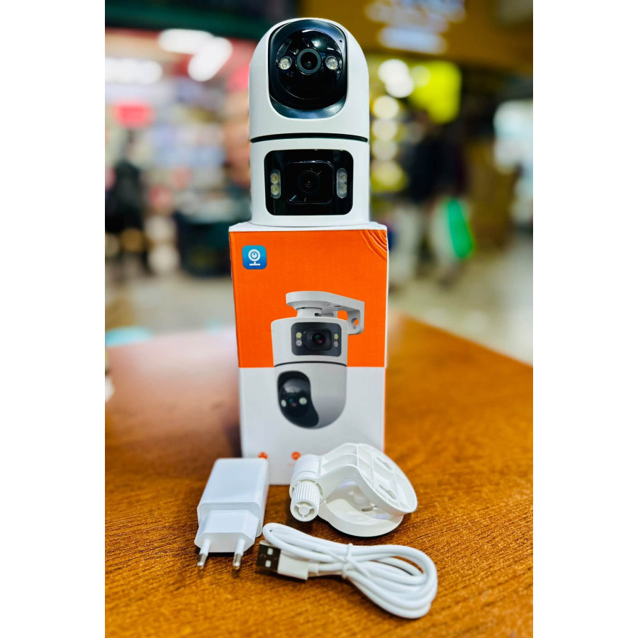 Dual Lens WiFi Camera (Stacked, Indoor) — image 1