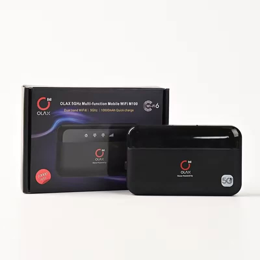 OLAX M100 WiFi 6 Pocket Router with 10000mAh Power Bank — image 2