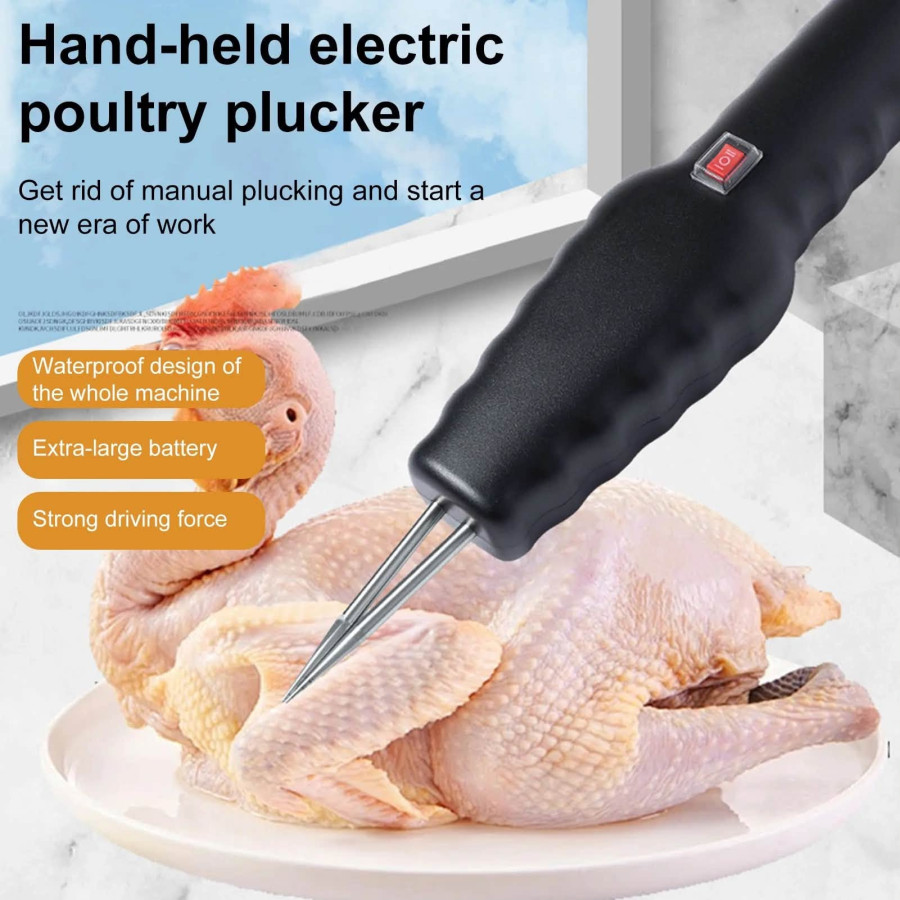 Rechargeable Handheld Poultry Feather Plucker — image 2