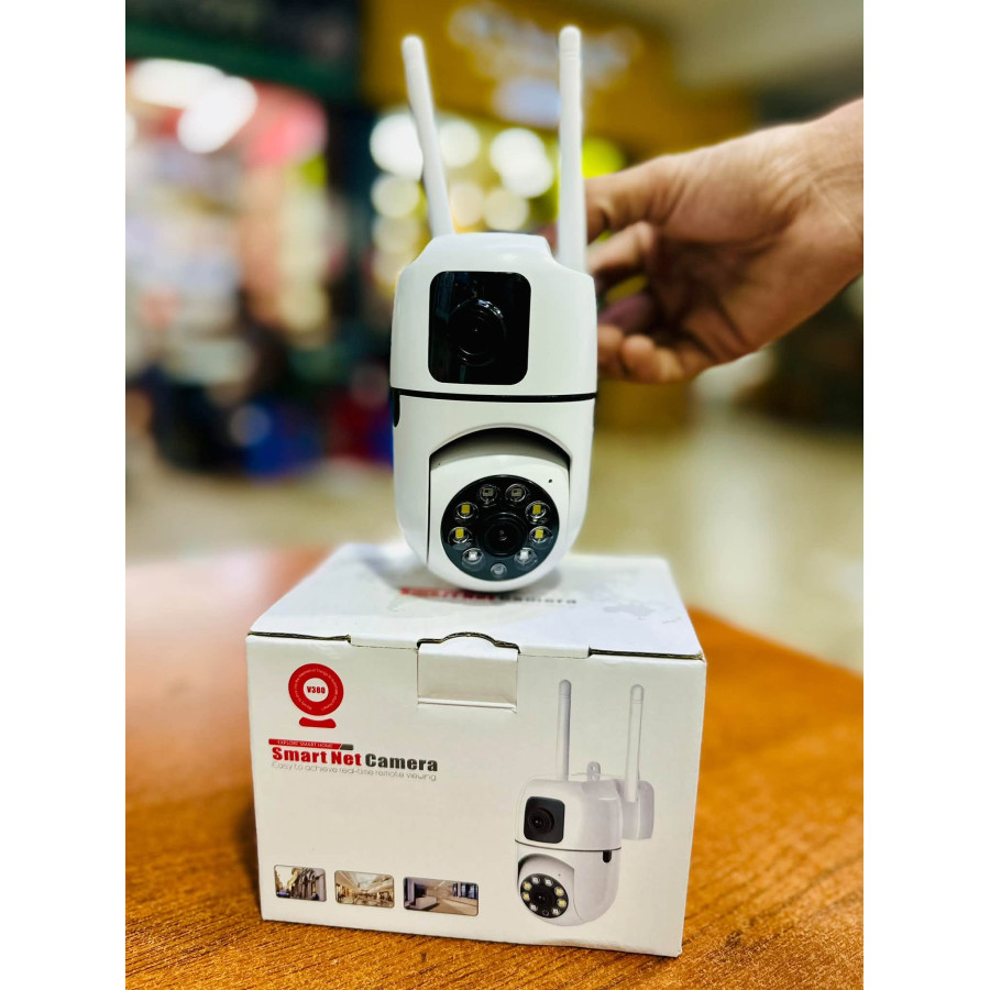V380 Dual-Lens Outdoor WiFi PTZ Camera — image 1