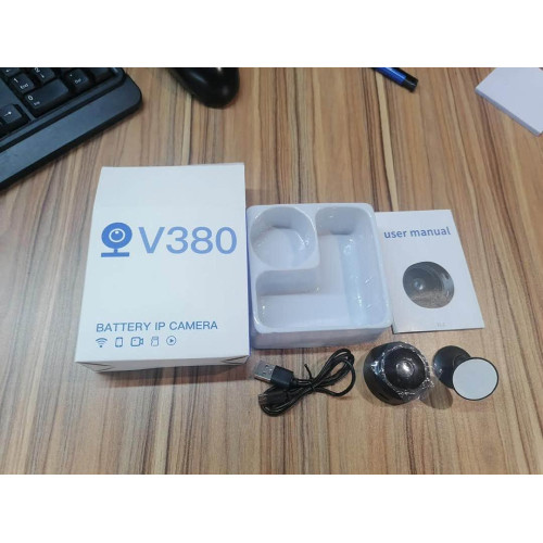 V380 Mini Battery WiFi Camera (Magnetic Base)