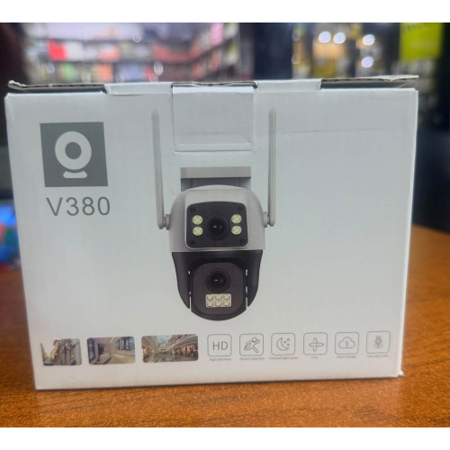 V380 Pro Outdoor Dual-Lens PTZ Camera (Full Colour Night)