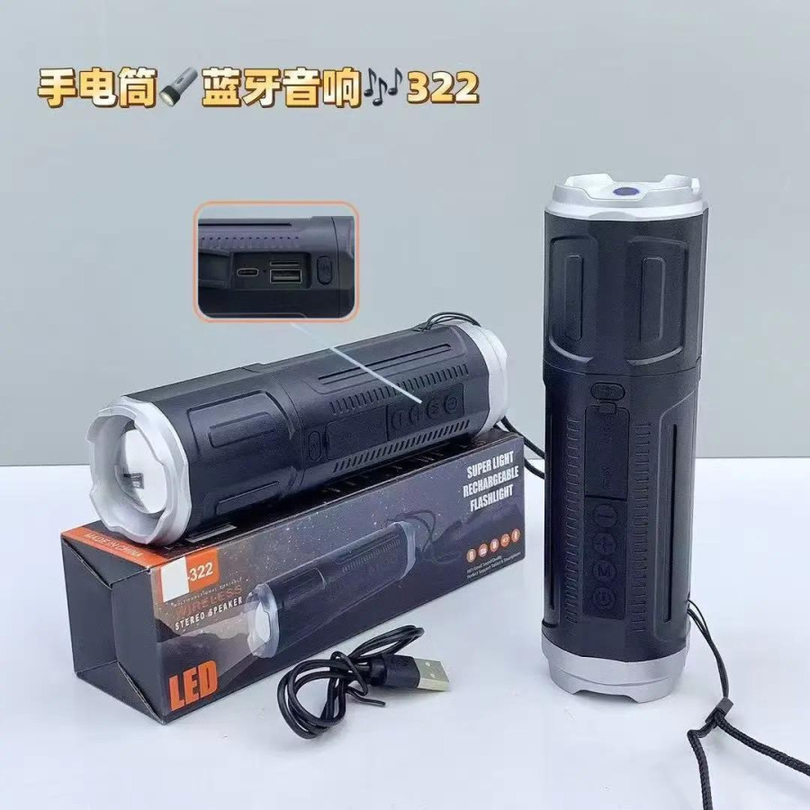 3-in-1 Flashlight with Bluetooth Speaker — image 1