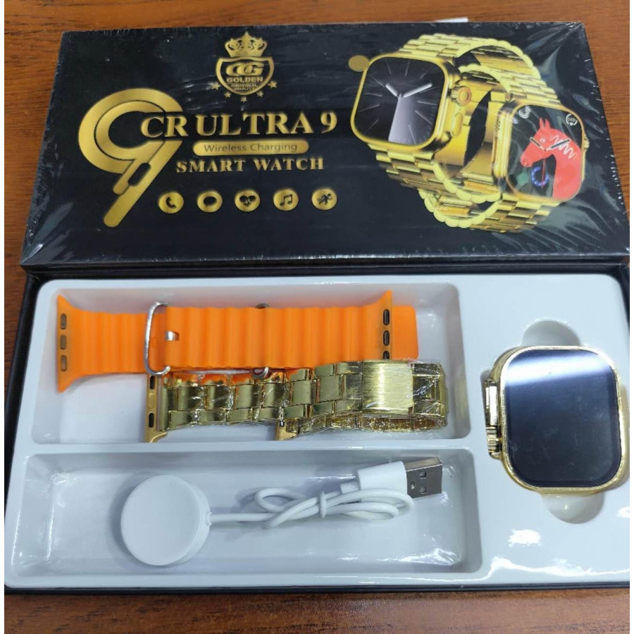 CR Ultra 9 Gold Smart Watch Set — image 1