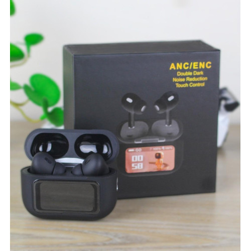E9 Pro ANC/ENC Earbuds with Display (Black)