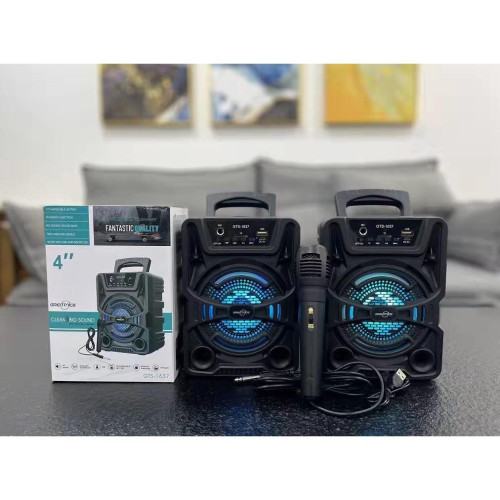 GTS-1637 Portable Karaoke Speaker with Mic