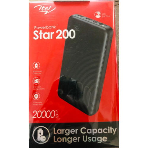 itel Star 200 20000mAh Power Bank