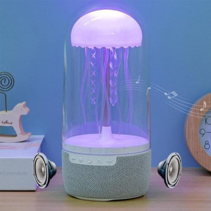 Jellyfish Lamp with Bluetooth Speaker — image 1