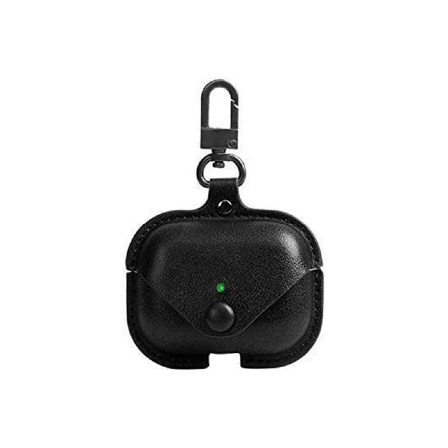 Leather Earbuds Case Cover (Black) — image 1