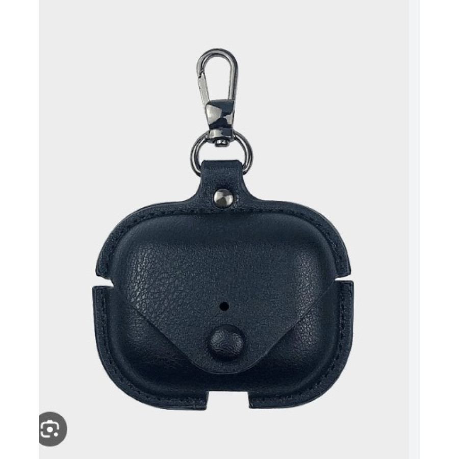 Leather Earbuds Case Cover (Blue) — image 1