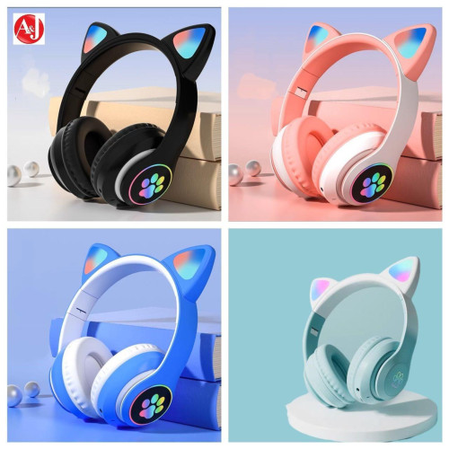 STN-28 Cat Ear LED Wireless Headphone