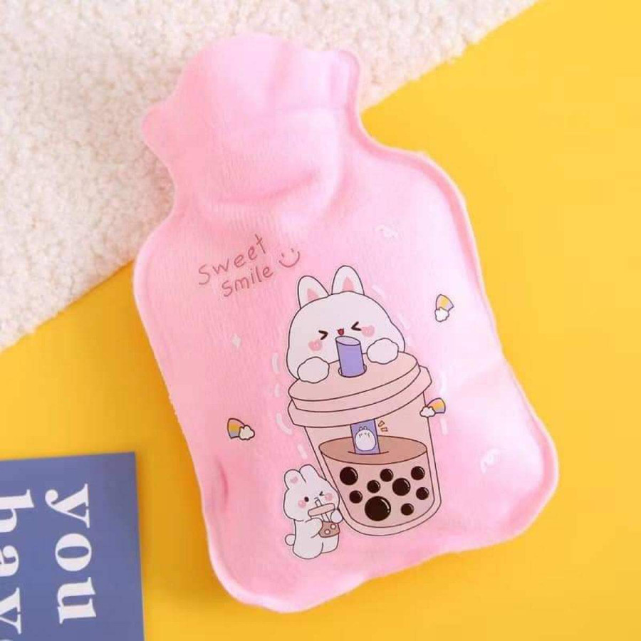 Mini Hot Water Bag with Plush Cover — image 1