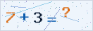 Security question: solve the sum shown in the image